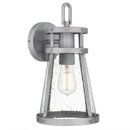 Quoizel Barber Outdoor Wall 1 Light Antique Brushed Alu BAB8408ABA